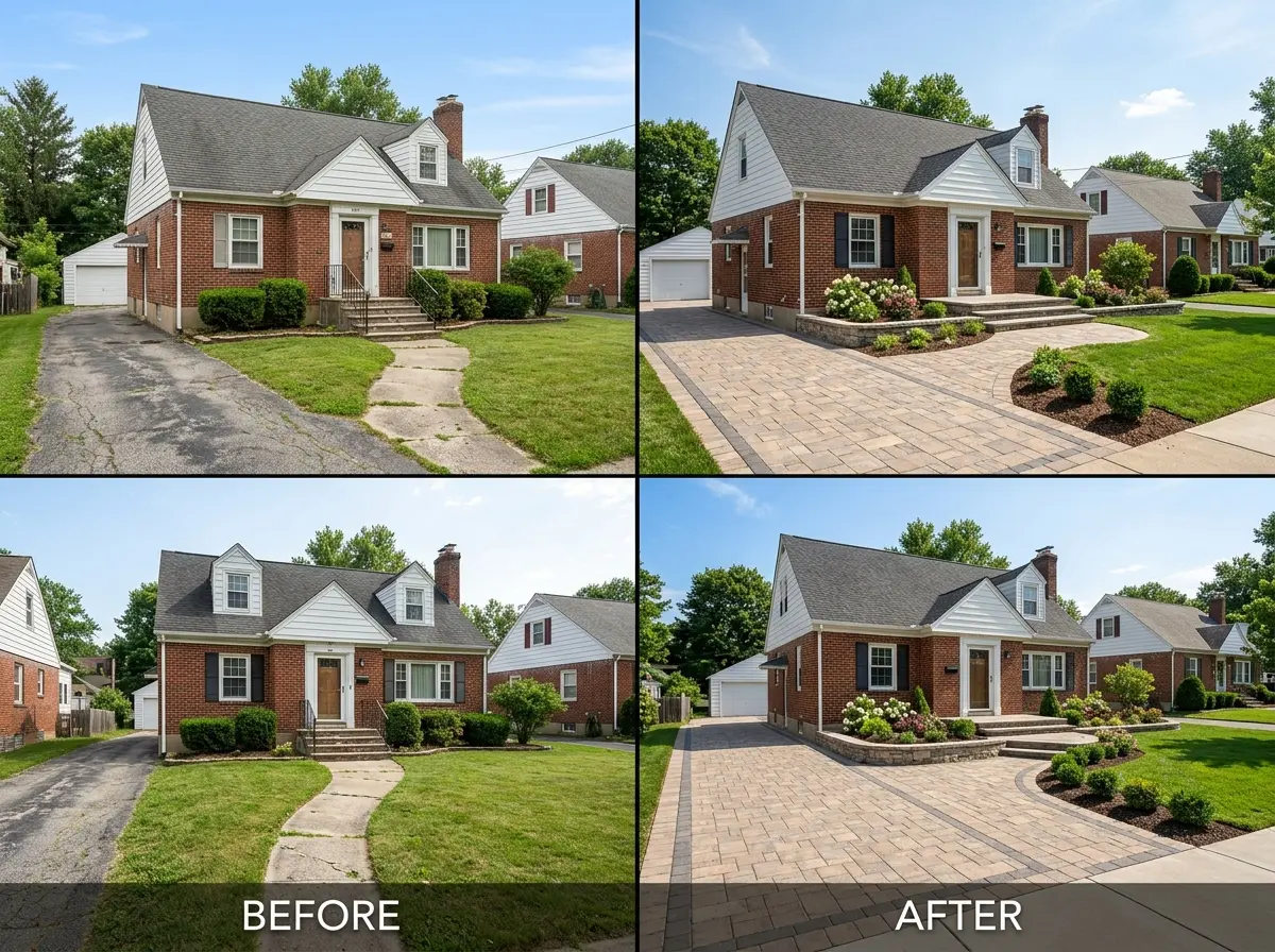 Completed roofing project